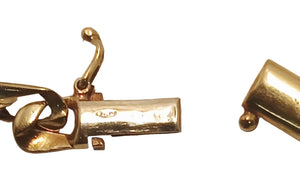 Collier Princesse en Or Jaune avec Pierres Multicolores 18K - 21.90Grs