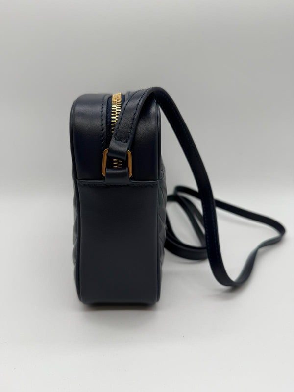 Sac à main Saint Laurent Lou Camera en cuir noir