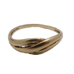 Bague en Or jaune 18K - Taille 53