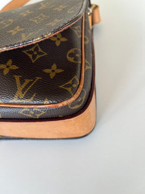 Sac Louis Vuitton Cartouchière en Toile Monogramme Vintage