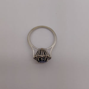 Bague Marguerite en Or Jaune et Blanc 18K Taille-54