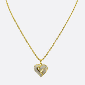 Pendentif Cœur en Or Jaune 18K - 3.47 G