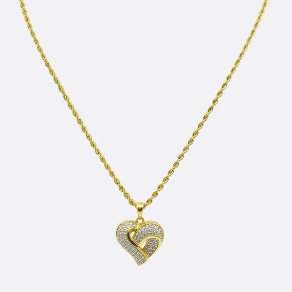 Pendentif Cœur en Or Jaune 18K - 3.47 G