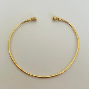 Bracelet Jonc Malgache en Or Jaune 18K