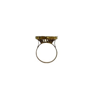 Bague chevalière en or jaune 18 carats – T 61