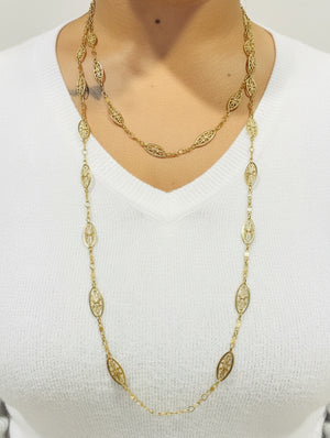 Collier Sautoir en Or Jaune 18 K - 33.25 G