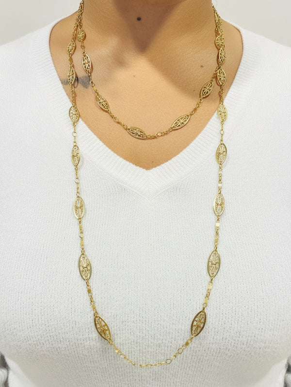 Collier Sautoir en Or Jaune 18 K - 33.25 G