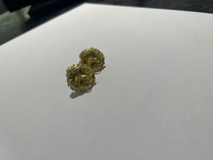 Boucles d'oreilles en or jaune 18K 8.20 Grs