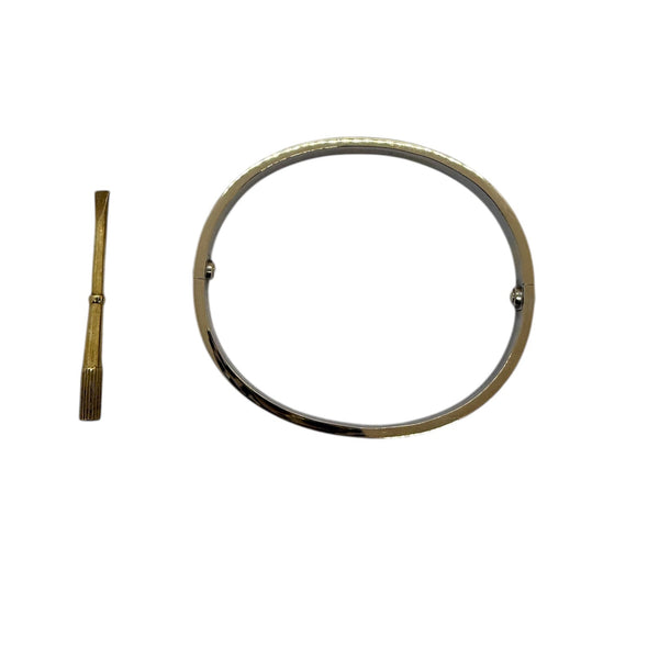 Bracelet Jonc Or Blanc 18 K - 41.67 G