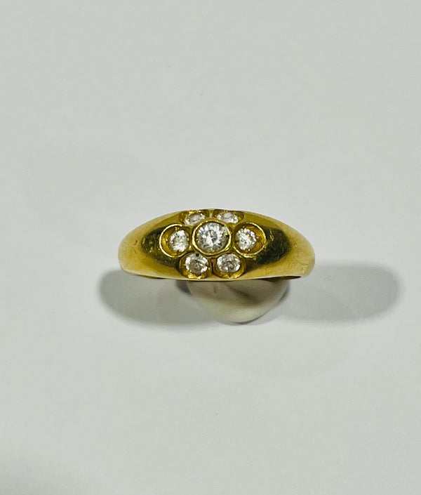 Bagues en Or jaune 18K - 3.06 Grs - Taille 53