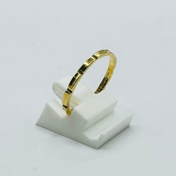 Bague en Or Jaune 18K - Taille 58 - 2.09 G