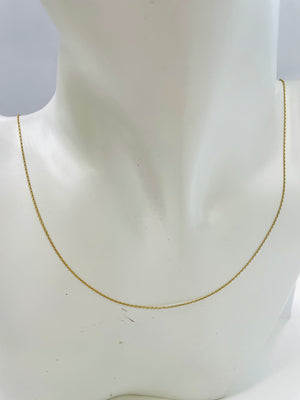Collier Princesse en Or Jaune 18K - 1.28G