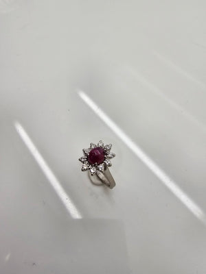 Bague  en Or Blanc 18K - Taille 49 - 4.37 Grs