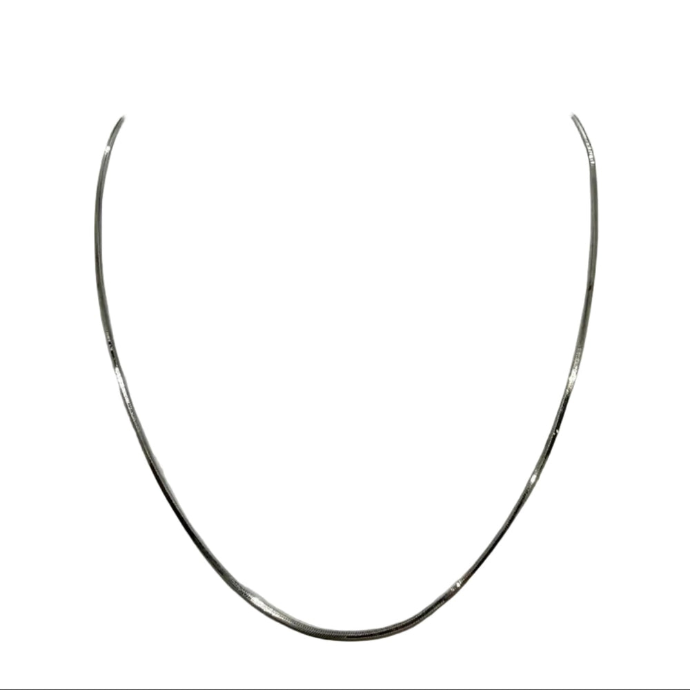 Collier Ras du Cou en Or Blanc 18K - 4.62G