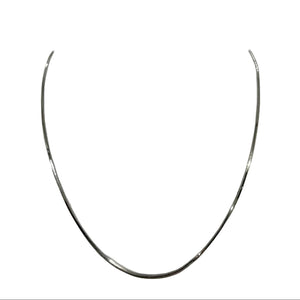 Collier Ras du Cou en Or Blanc 18K - 4.62G