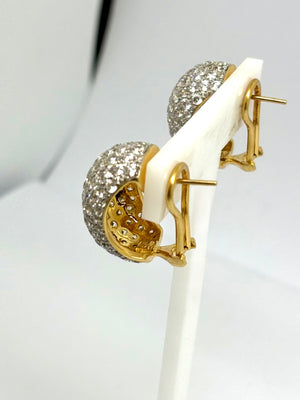 Boucles d'Oreilles en Or Jaune 18K - 12.84 Grs