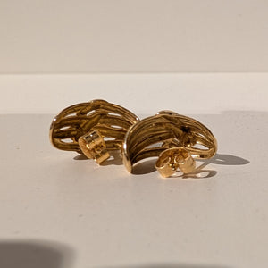 Boucles d'oreilles en Or Jaune 18K 3.71 Grs