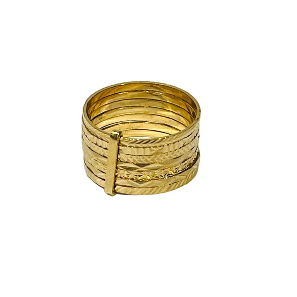 Semainier en or 18 carats - Taille 53