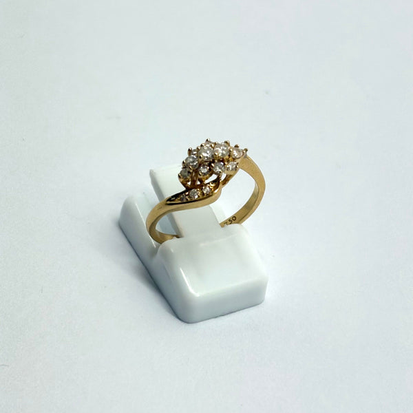 Bague en or Jaune 18 K - Taille 49 -  2.57 G