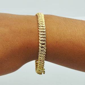 Bracelet en or jaune 18K - 9.23 Grs