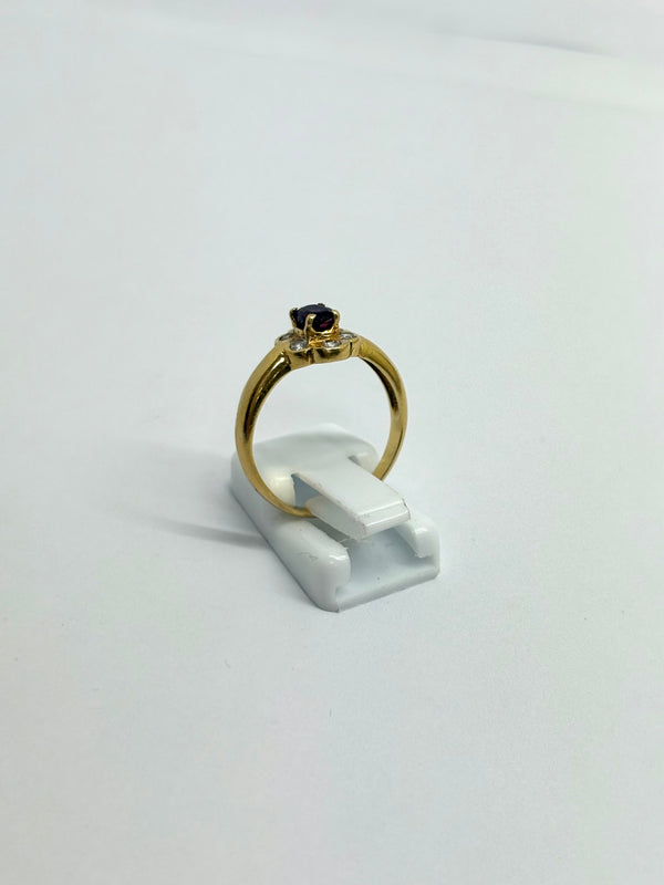 Bague en Or Jaune 18K - 2.94 Grs - Taille 55