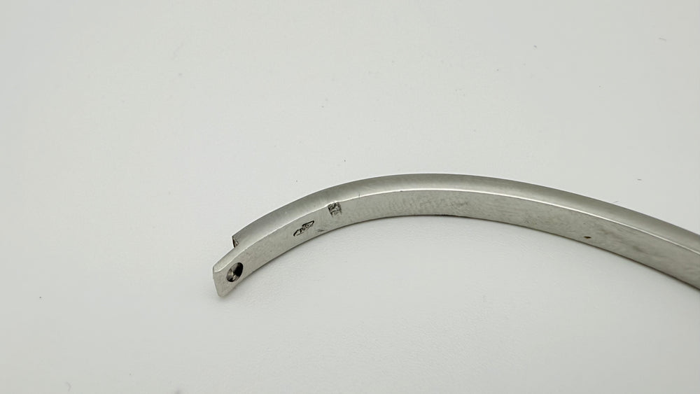 Bracelet Jonc en Or Blanc 18k 12.62 Grs