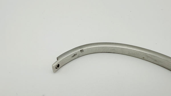 Bracelet Jonc en Or Blanc 18k 12.62 Grs