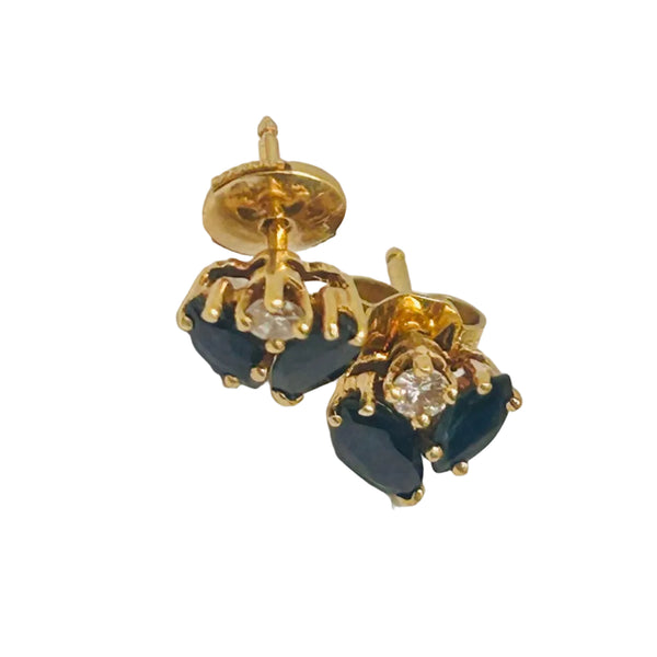Boucles d'oreilles en or jaune 18K