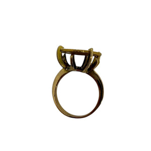 Bague porte pièce or jaune 20K Taille-50