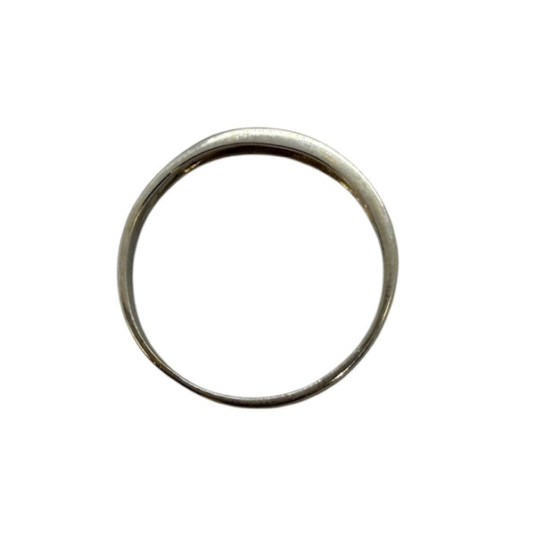 Bague Diamants Or Blanc 18K - 1.38 G - Taille 52