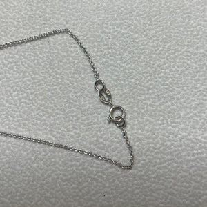 Collier Princesse en Or Blanc 18K 2.78 Grs