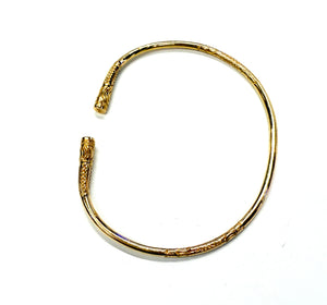 Bracelet Jonc Malgache en Or Jaune 18k 15.91 Grs