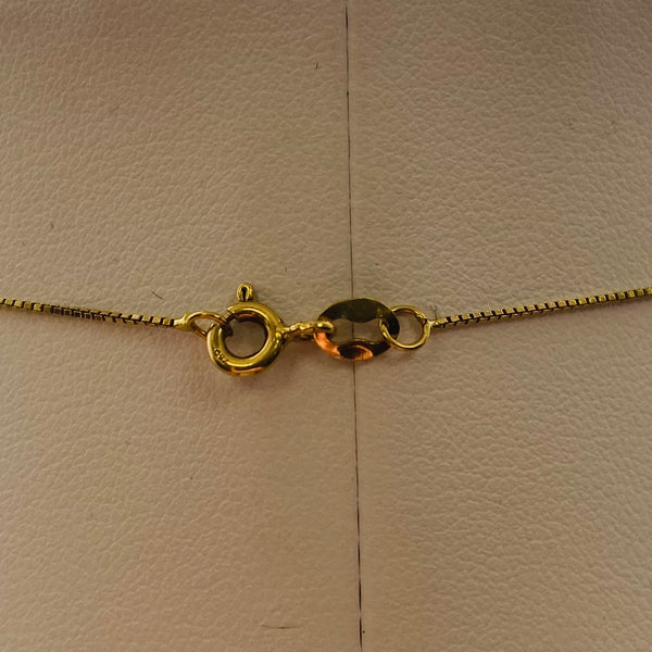 Collier Princesse en Or Jaune avec Zirconiums - 5 Grs