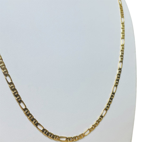 Collier Figaro en Or Jaune 18K 16.66 Grs
