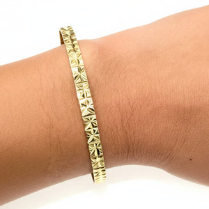 Bracelet Jonc en Or Jaune 18K - 10.76G