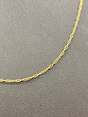 Collier Sautoir Marine Or Jaune 18K 1.28 Grs
