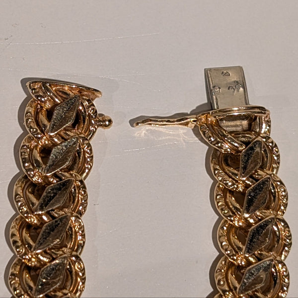 Bracelet Gourmette en Or Jaune 18 K - 18.12 G