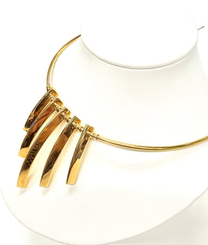 Collier ras du cou en or jaune 18K - 18.73g