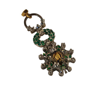 Pendentif Légion d'Honneur Napoléonienne en or jaune et blanc 22K - 2.41gr