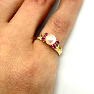 Bague en Or jaune 18K - Taille 51 - 2.68g