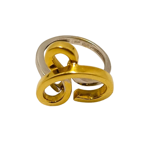 Bague en Or jaune et Gris 18 carats