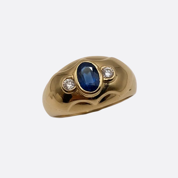 Bague jonc en or jaune 18k - 4.65 G
