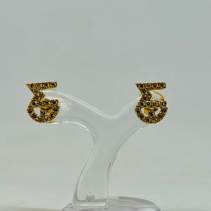 Boucles d'oreilles Or Jaune 18K et 36 Diamants