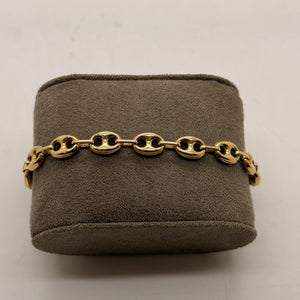 Bracelet Gourmette en Or Jaune 18K - 6.24G - 21CM
