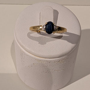 Bague en Or Jaune 18K 1.60 Grs - Taille 56