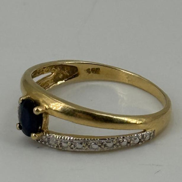 Bague en Or Jaune 18K Taille-56