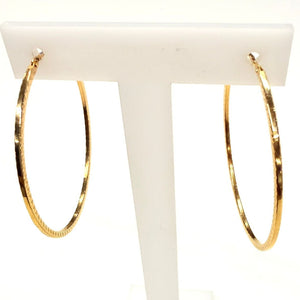 Créoles en Or Jaune 18K - 1.95g