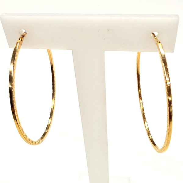 Créoles en Or Jaune 18K - 1.95g