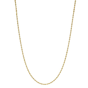 Collier Chaîne Torsadé Or Jaune 18k