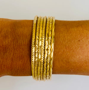 Bracelet Jonc en Or Jaune 18 Carats - 47.08 Grs